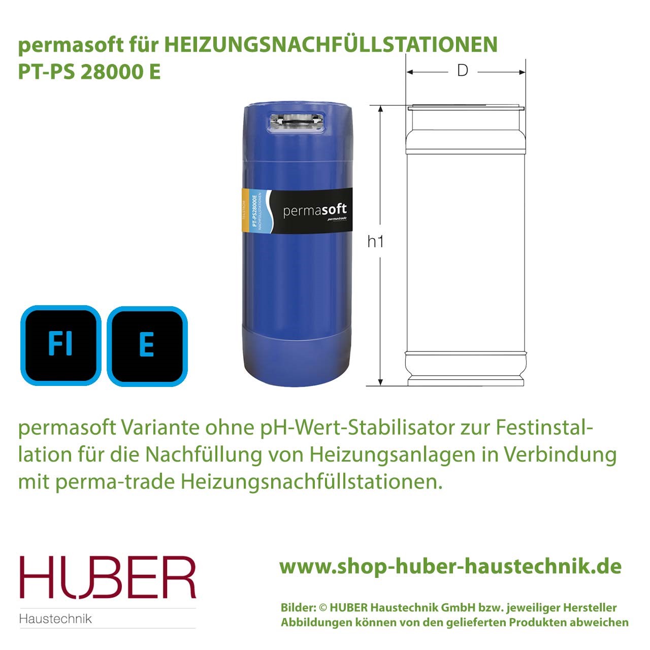 permasoft Reihe FI, FD, E für Nachfüllstationen von Heizungsanlagen