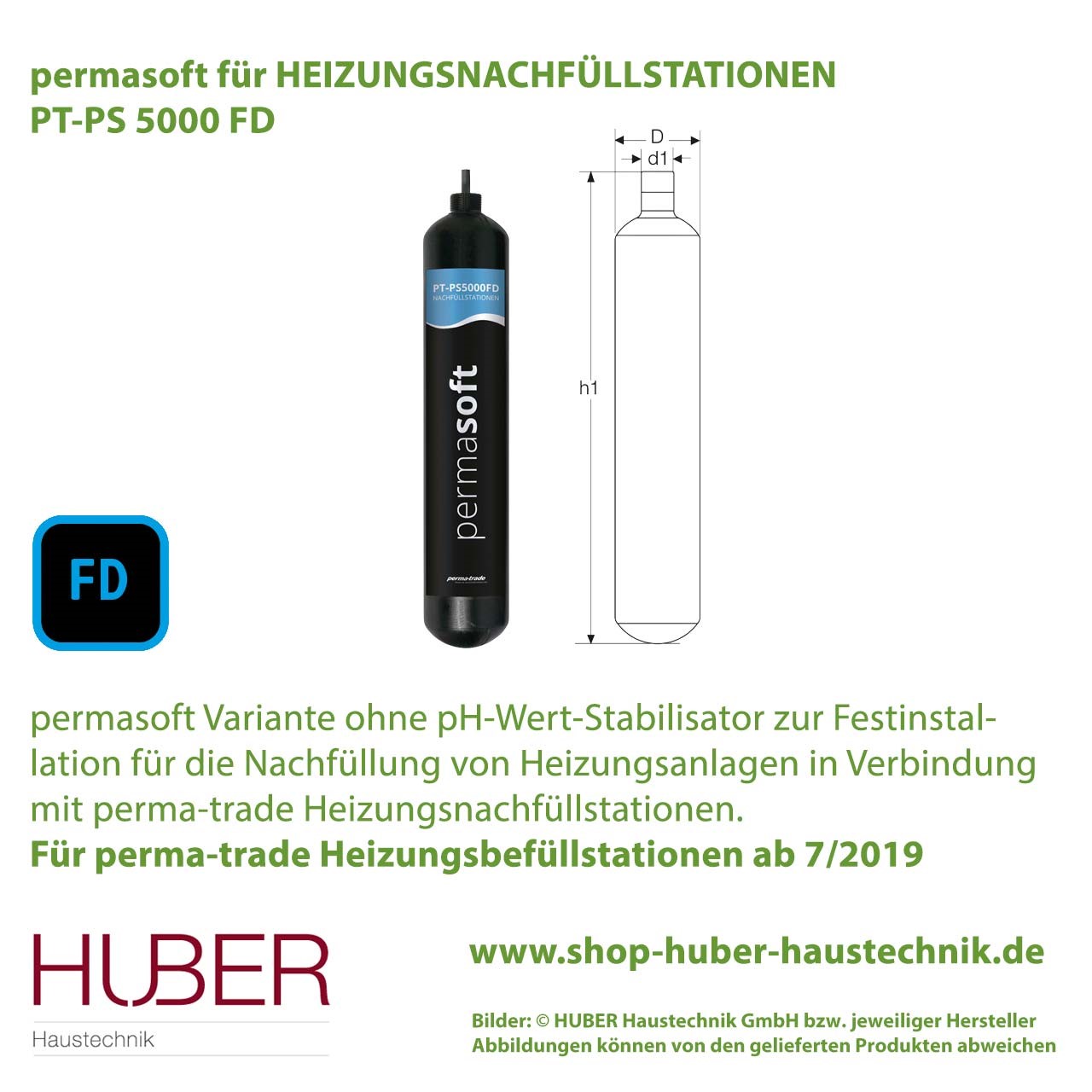 permasoft Reihe FI, FD, E für Nachfüllstationen von Heizungsanlagen