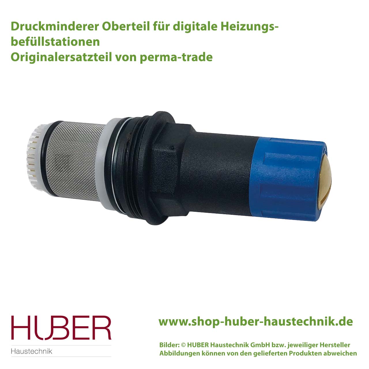 Druckminderer Oberteil für digitale Heizungsbefüllstationen
