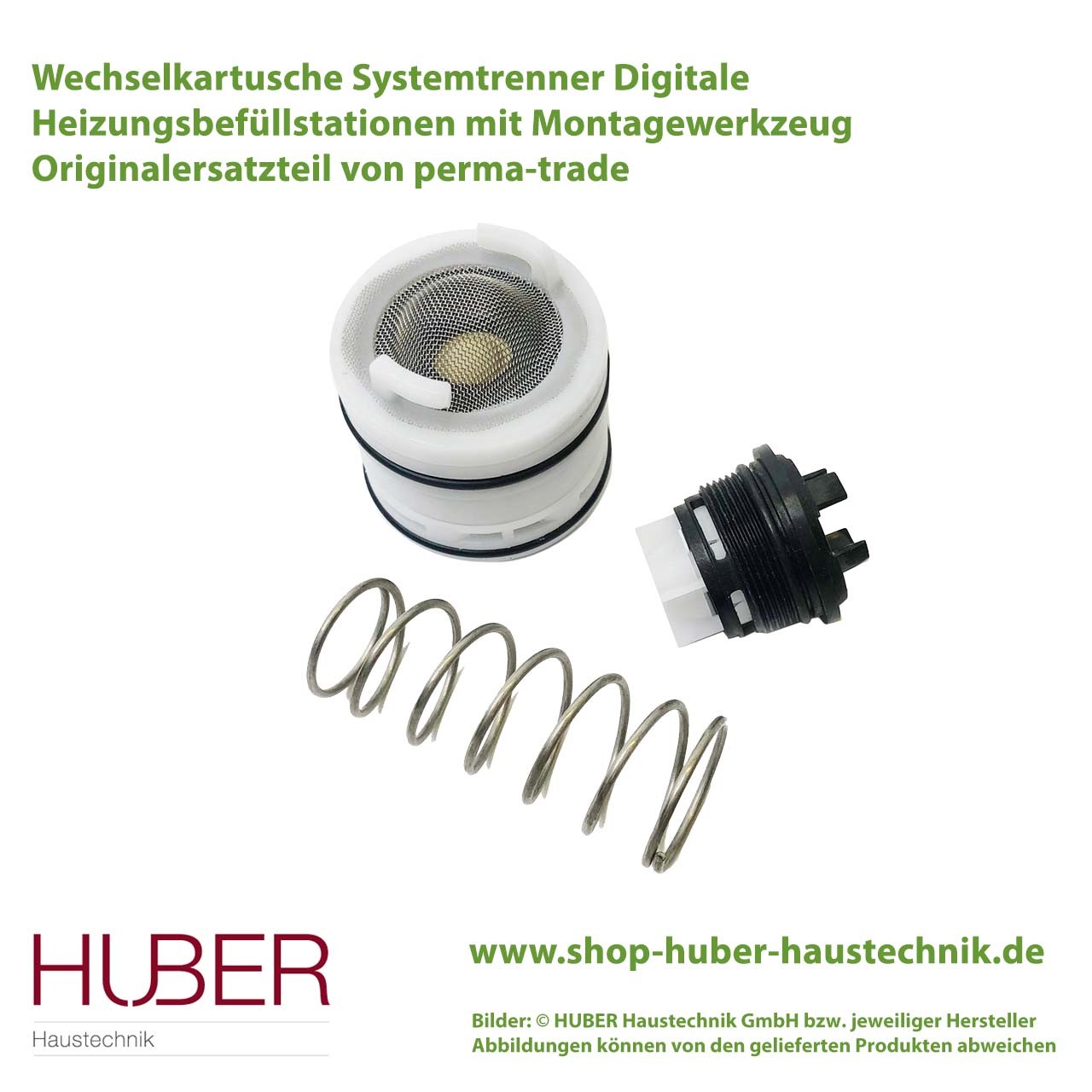 Wechselkartusche Systemtrenner für digitale Heizungsbefüllstationen mit Montagewerkzeug