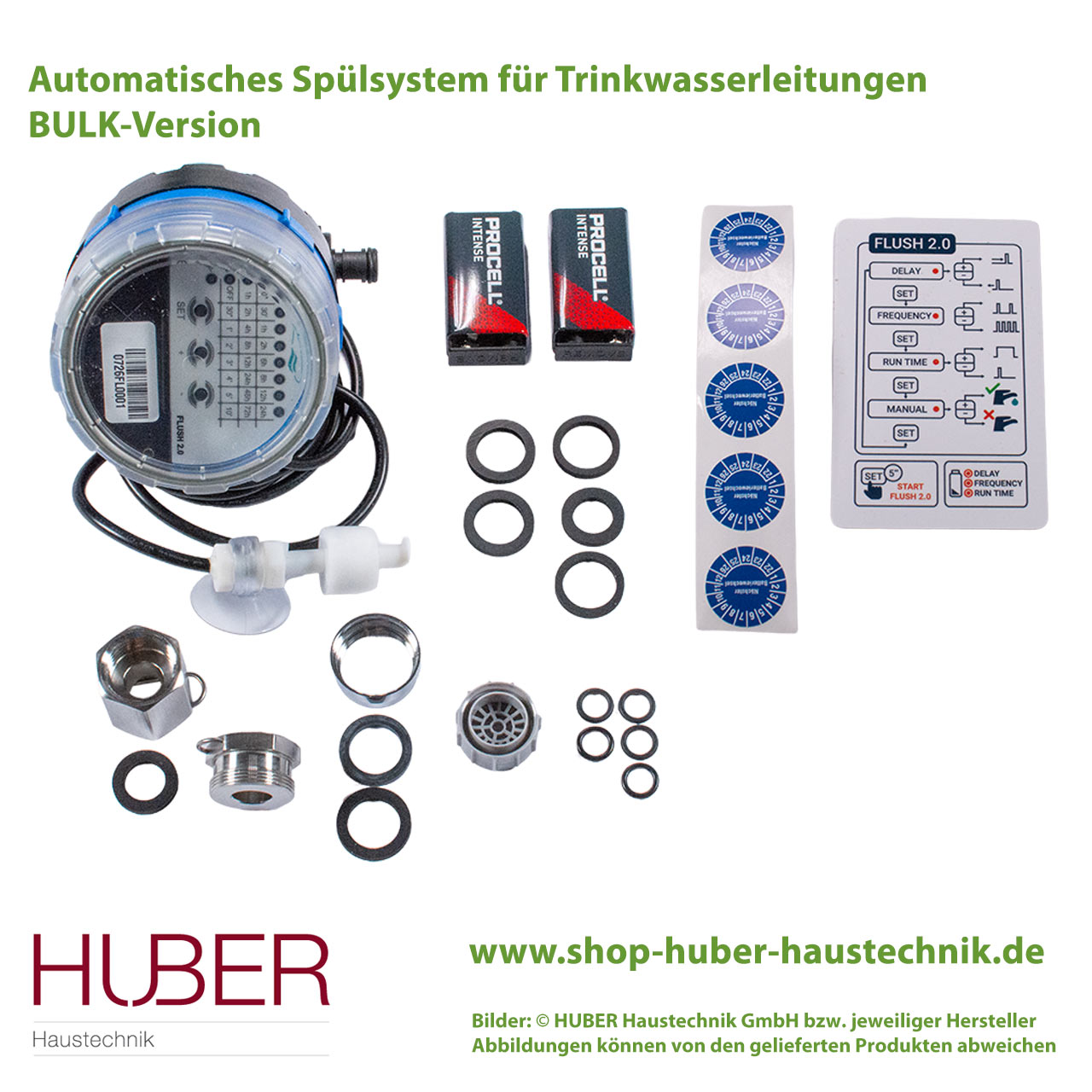FLUSH 2.0 BULK-Version - Automatisches Spülsystem für Wasserleitungen