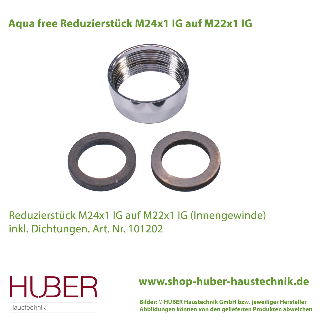 Reduzierstück M24x1 IG auf M22x1 IG