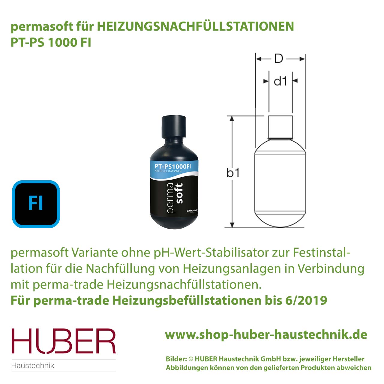 permasoft Reihe FI, FD, E für Heizungsnachfüllstationen